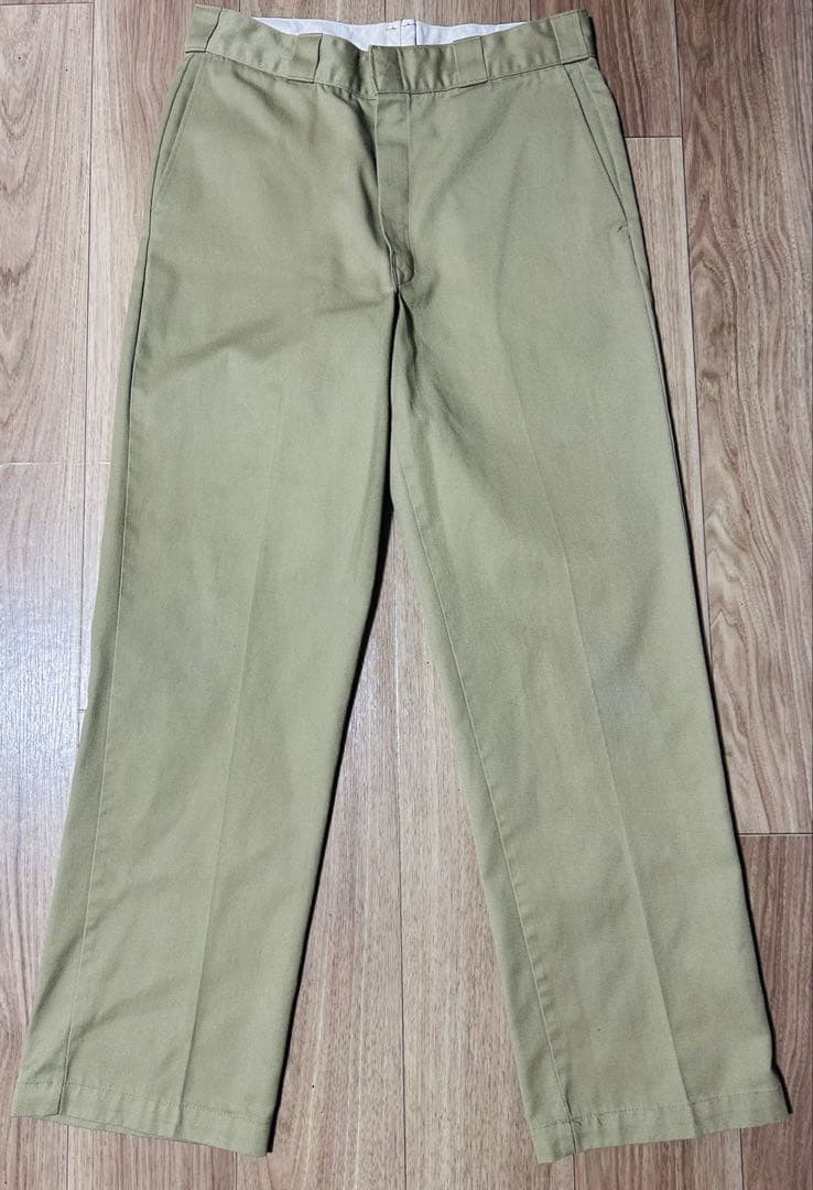 ディッキーズ 874 ワークパンツ カーキ W34 カーハート USA製 古着