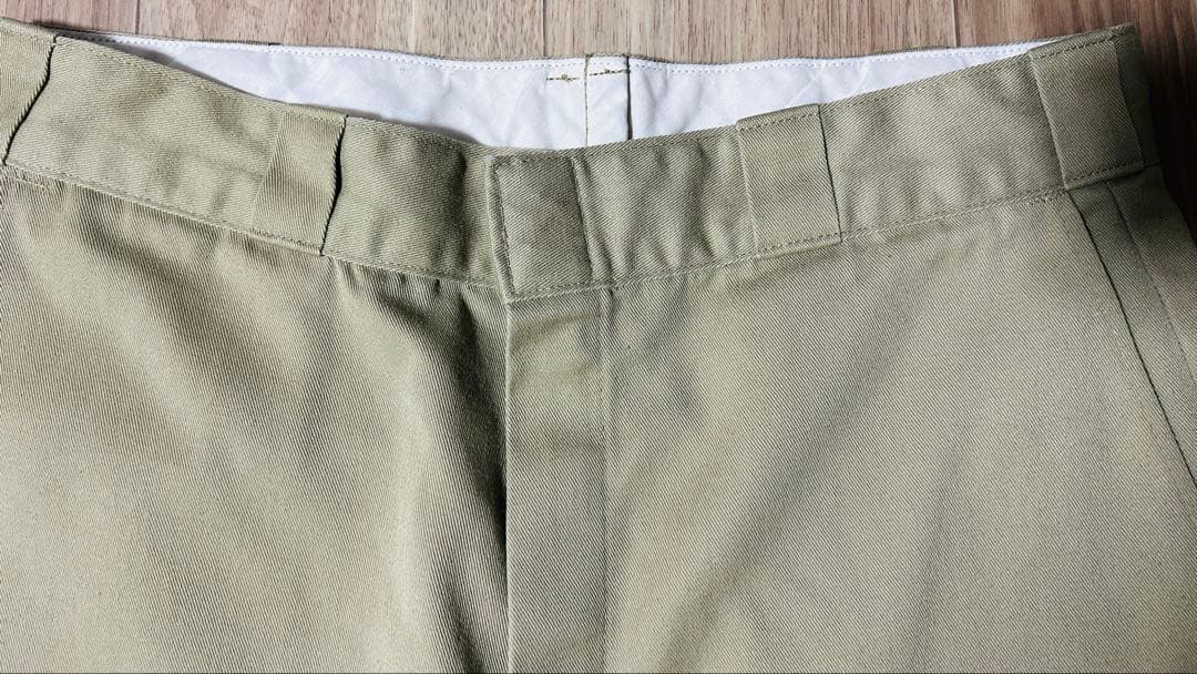 ディッキーズ 874 ワークパンツ カーキ W34 カーハート USA製 古着