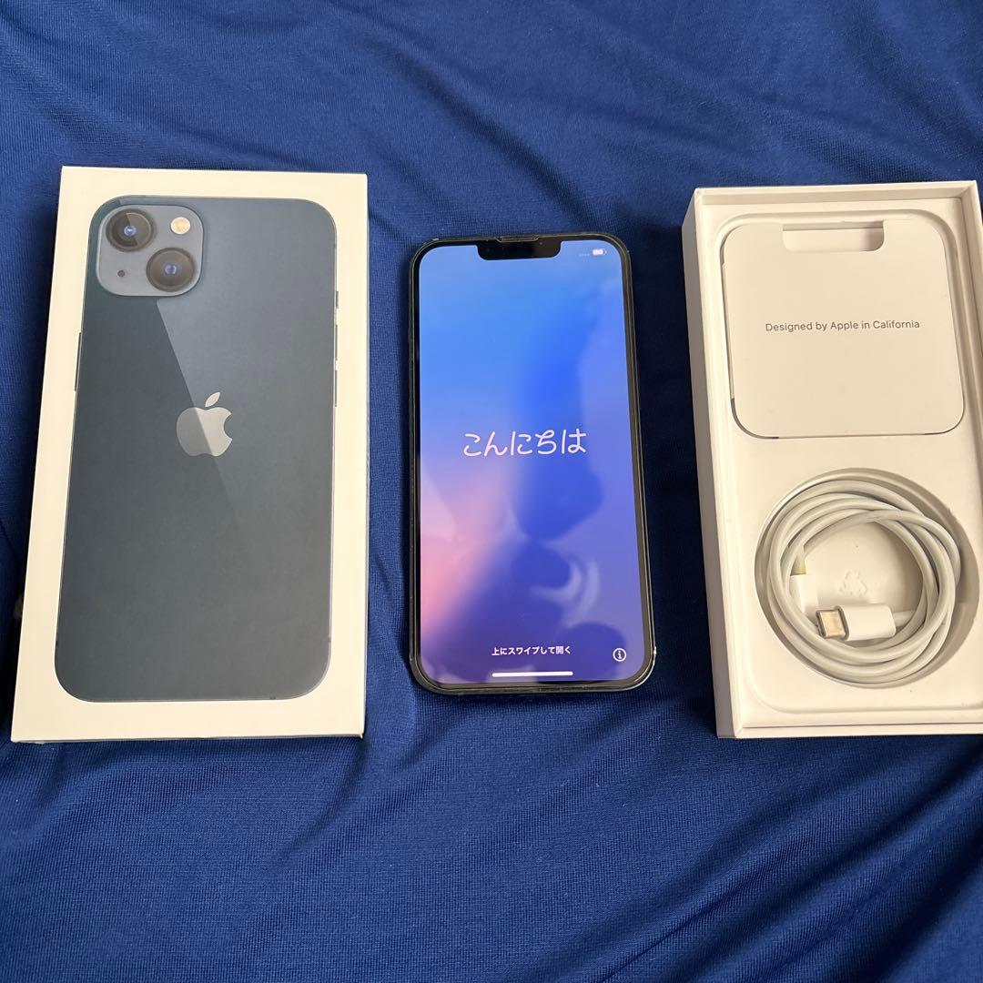 【美品容量86%】iPhone13 128GB ミッドナイト SIMフリー