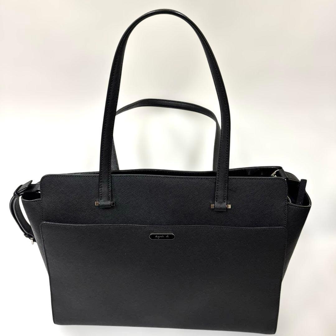 Agnes b. ビジネスバッグ ブラック　アニエスベー