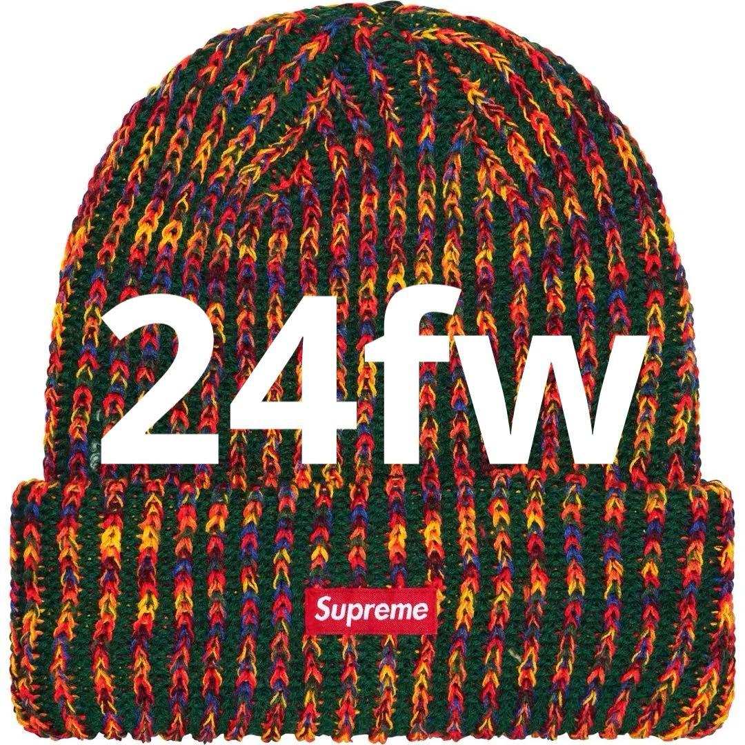 丸*麺様 Supreme Rainbow Loose Gauge Beanie