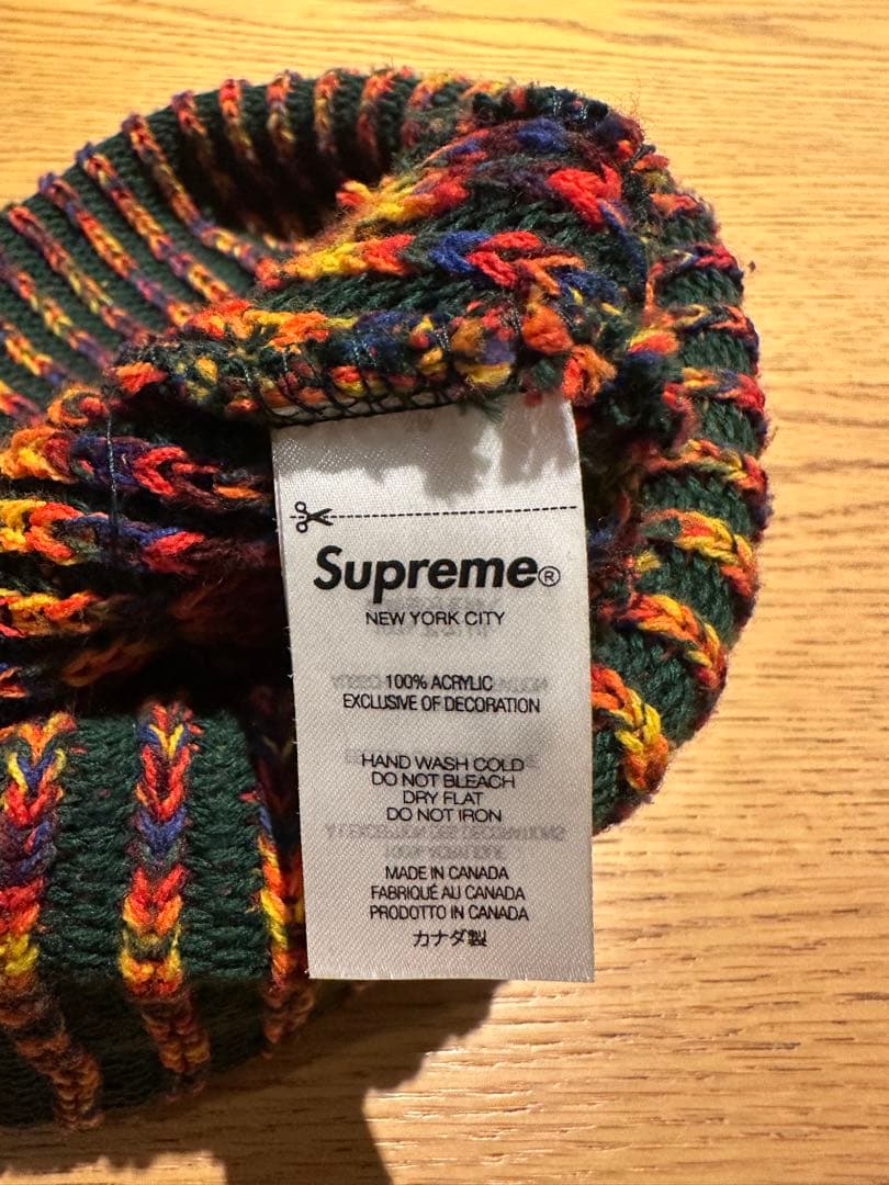 丸*麺様 Supreme Rainbow Loose Gauge Beanie