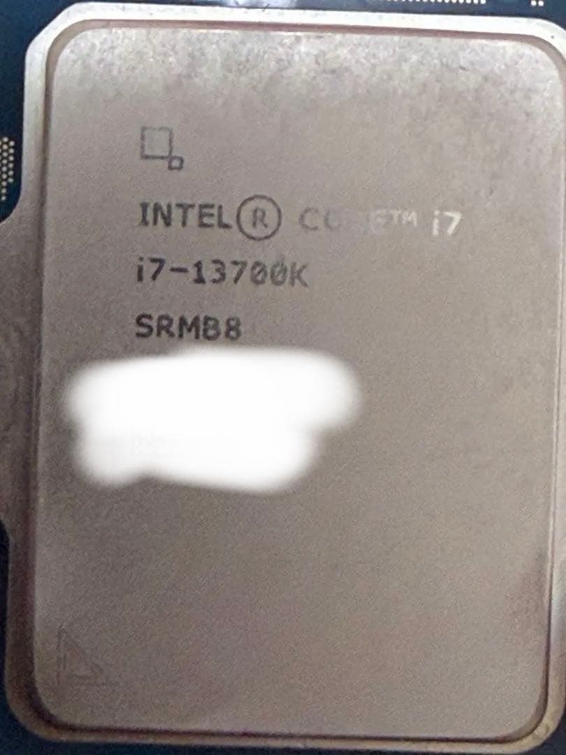 ジャンク Intel i7-13700Kとメモリ16G×2枚