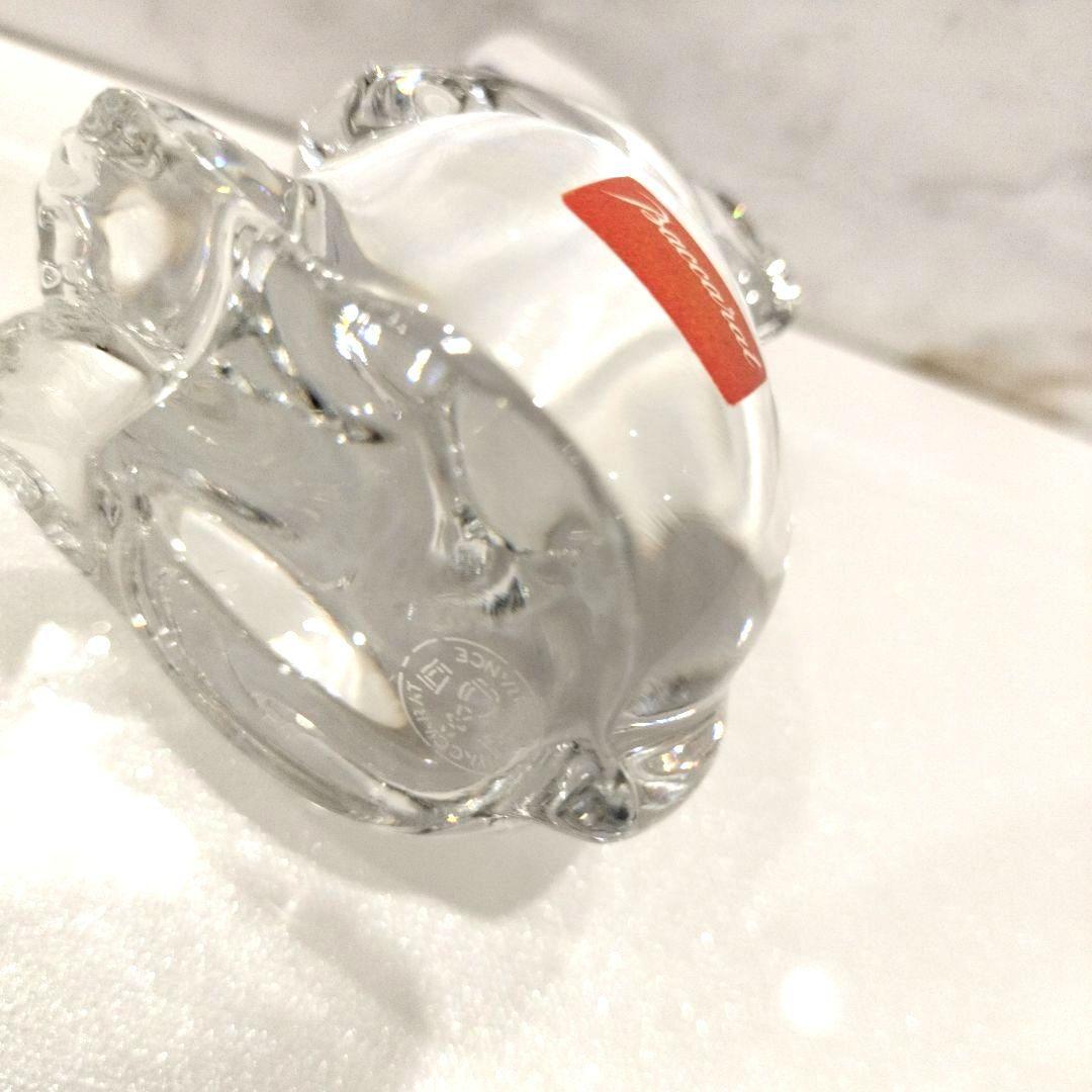 美品　Baccarat　バカラ　クリスタル　うさぎ　動物　フィギュリン　オブジェ