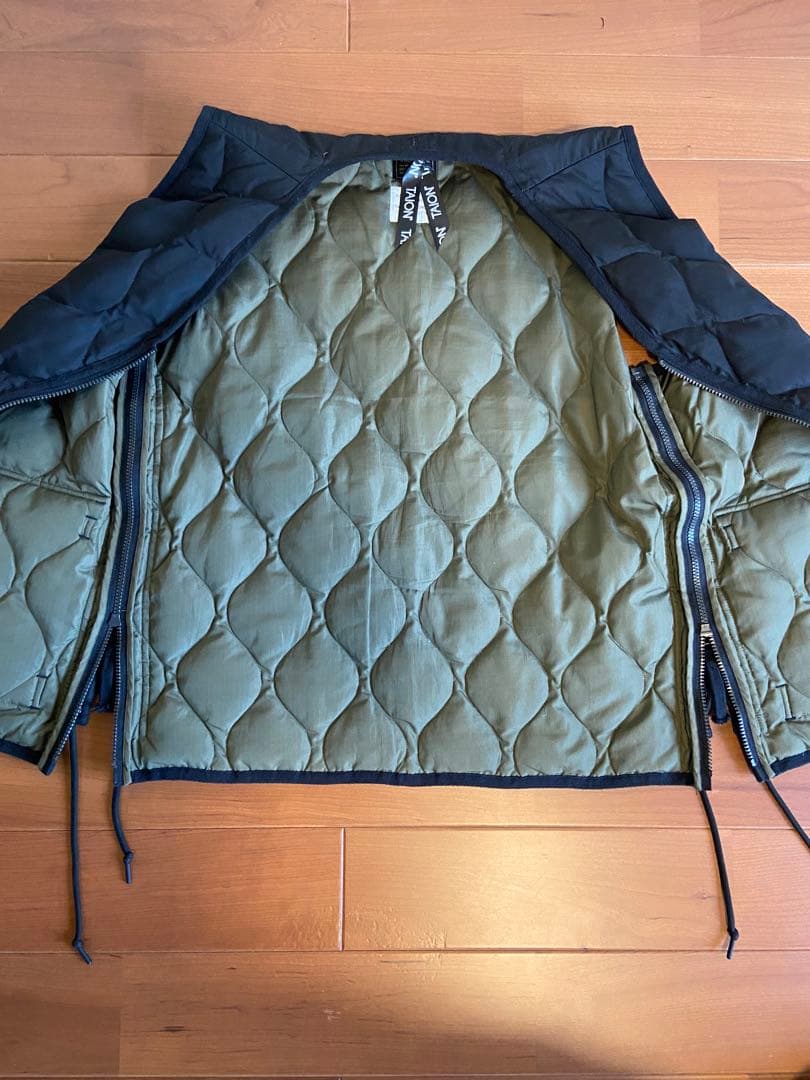 【希少】タイオン ミリタリー VネックWジップレースアップ ダウンベストXL