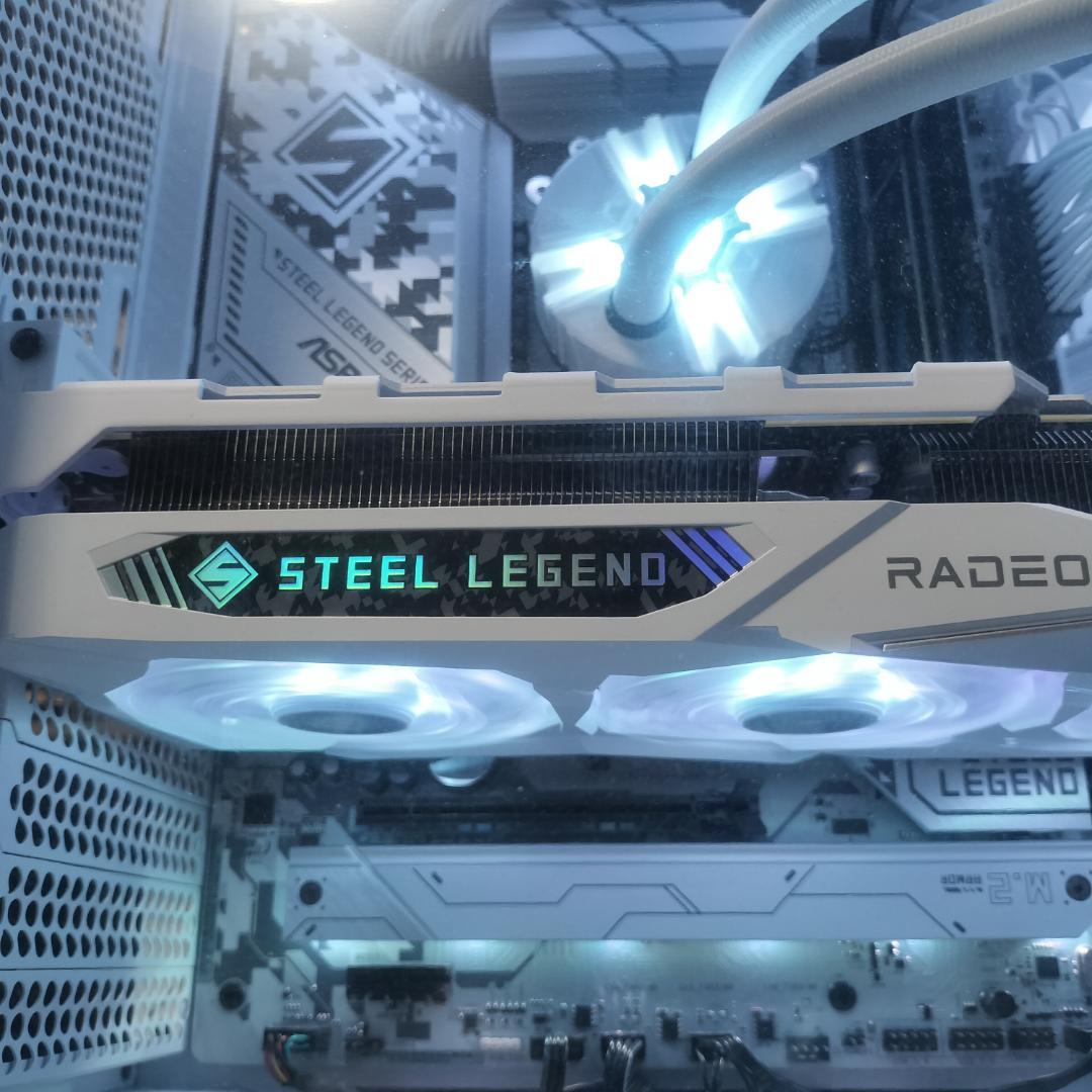 グラフィックボード・グラボ・ビデオカード ASRock RX 7800 XT Steel Legend 16GB OC