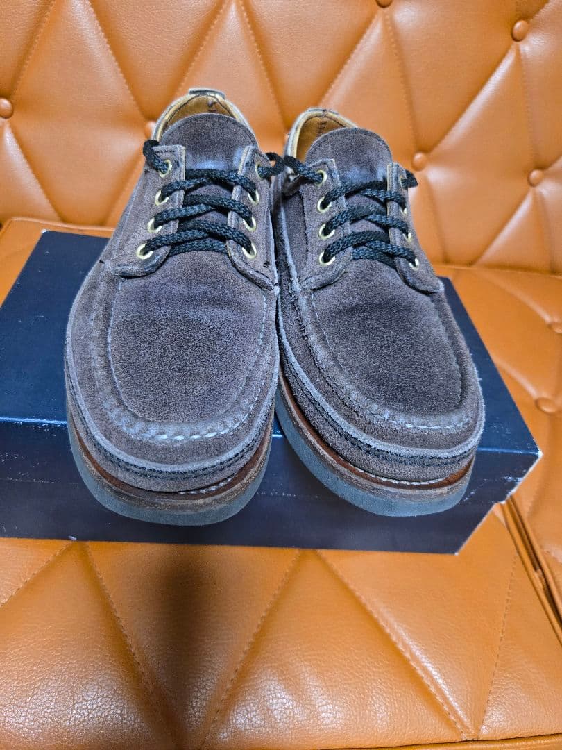 Russell Moccasin　トリプルヴァンプ　スエード