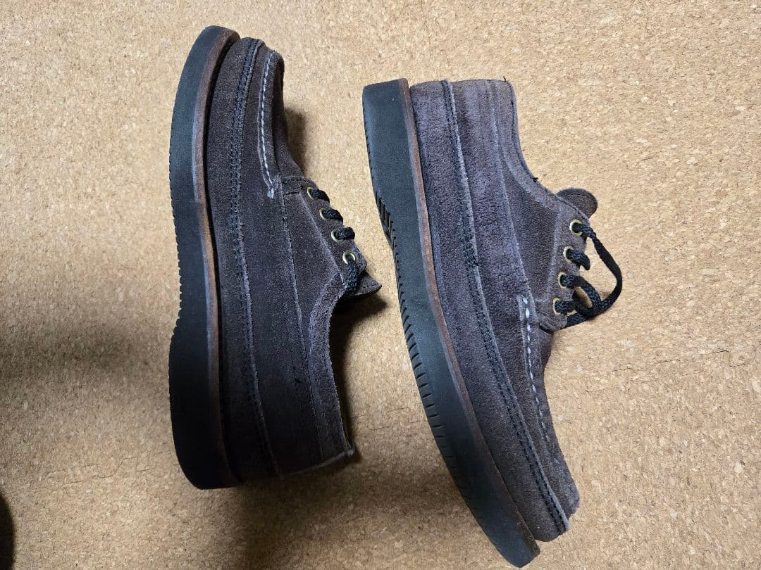 Russell Moccasin　トリプルヴァンプ　スエード