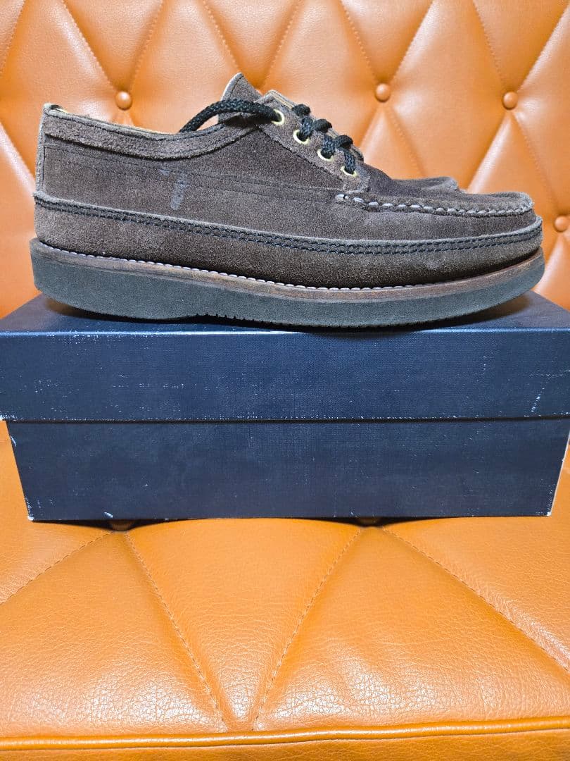Russell Moccasin　トリプルヴァンプ　スエード