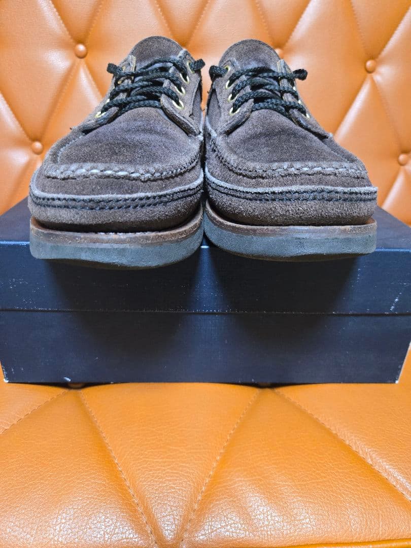 Russell Moccasin　トリプルヴァンプ　スエード