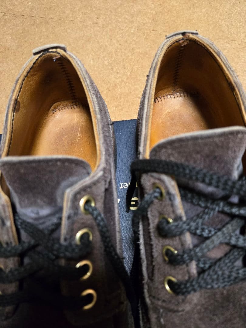 Russell Moccasin　トリプルヴァンプ　スエード