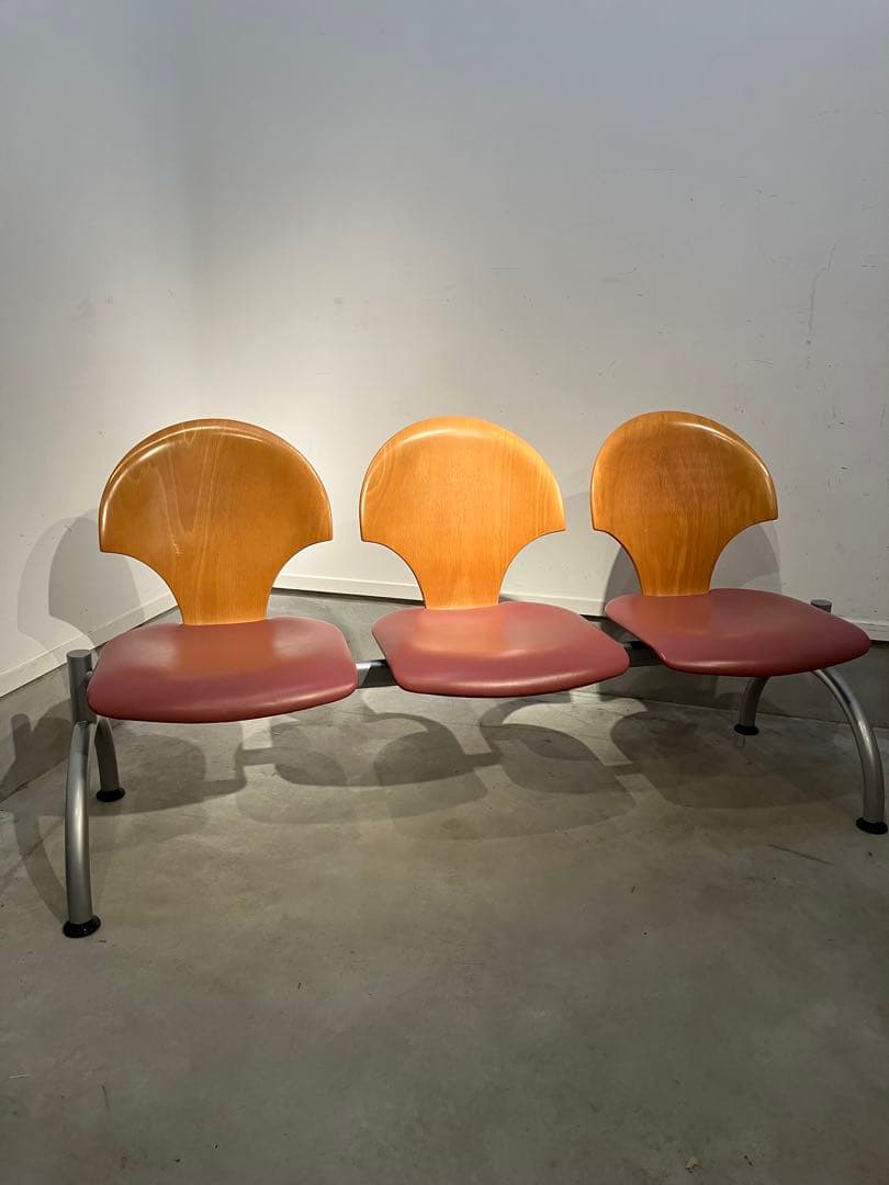 デザイナーズ3人掛けベンチ、ホウトク、カッシーナ、パントン、イームズ、ミッドセ