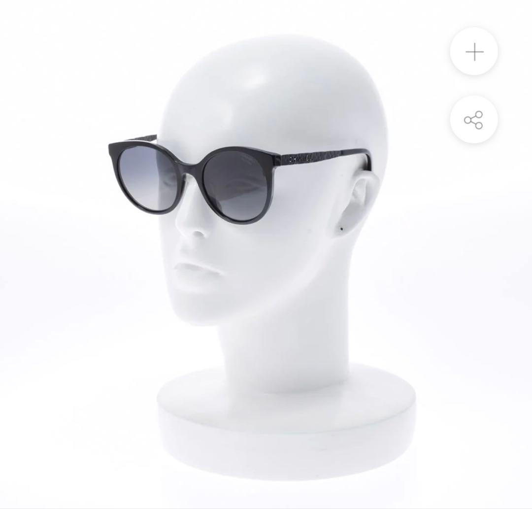 CHANEL サイドロゴブラックサングラス　5440-A/c.888/S8