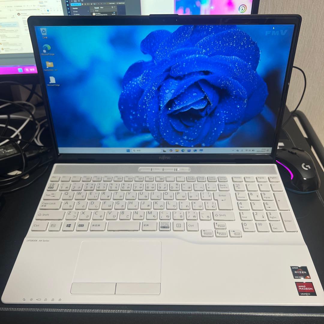 【ほぼ未使用品】富士通 LIFEBOOK AH480/H プレミアムホワイト