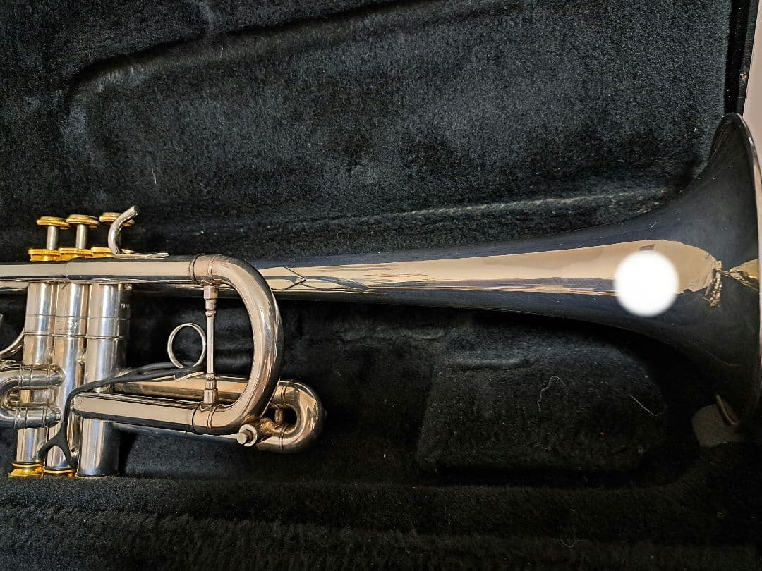 ゲッツェン　C管　30C シルバー トランペット本体 3バルブ ケース付き