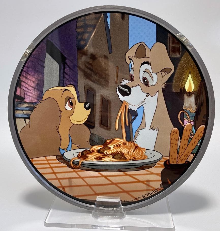 ★貴重★ わんわん物語 ステンドグラス グラスマスターズ 1990年代