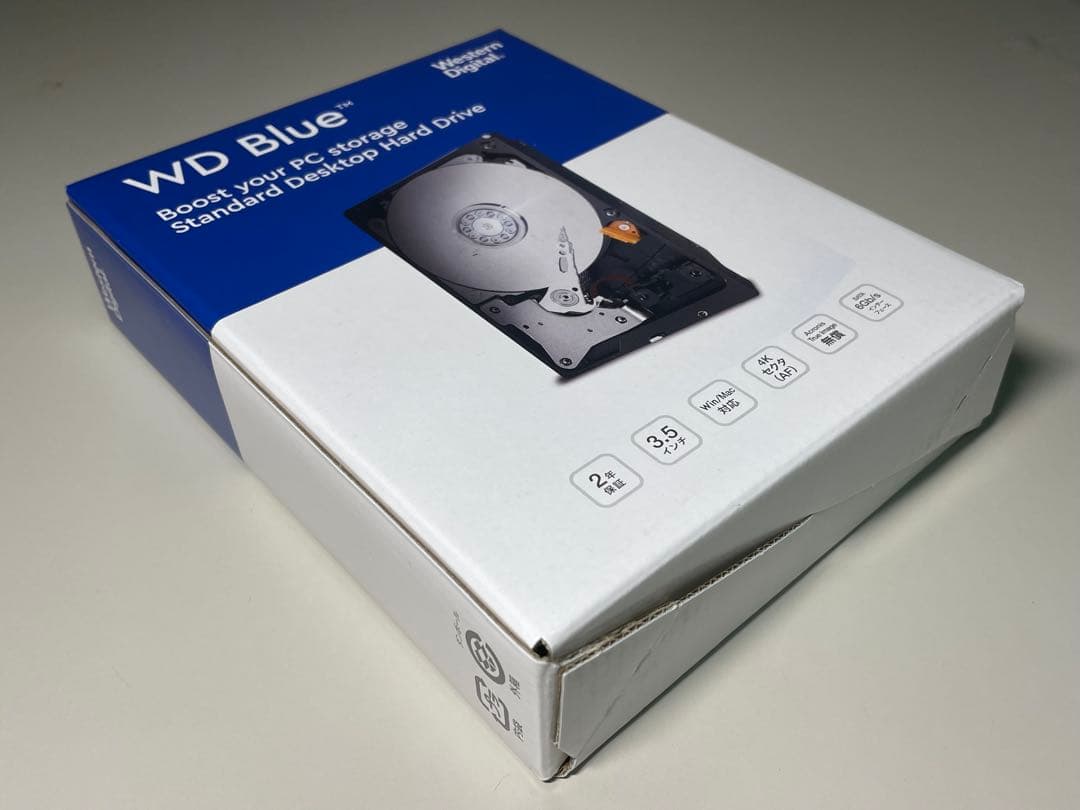 【新品未開封】WESTERN DIGITAL WD40EZAX 4TB HDD