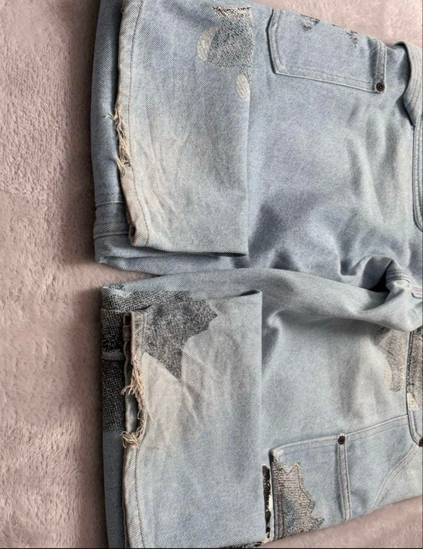 パンツ supreme Nate Lowman Double Knee Painter