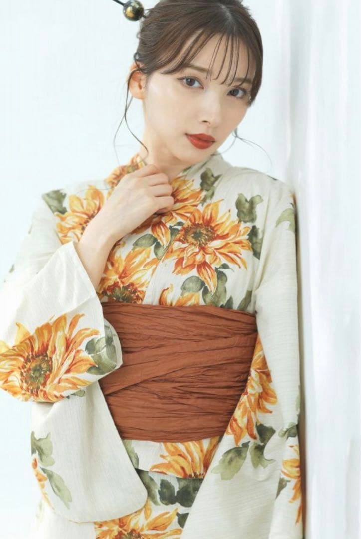 dita ディータ 浴衣セット 帯付き 夏色の向日葵しらべ