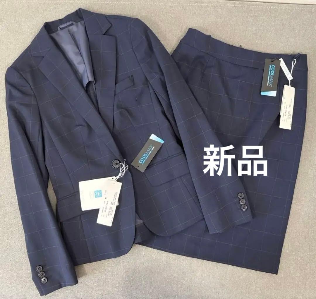ちゅーたん★【新品】ザスーツカンパニー ネイビー スーツ セットアップ S