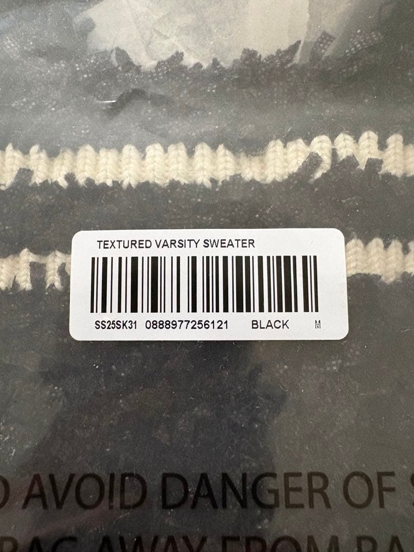 k*i様 Textured Arch Sweater Mサイズ　黒