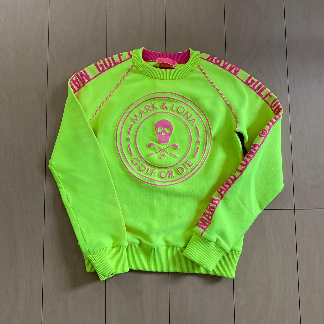 MARK & LONA 蛍光グリーン スウェット