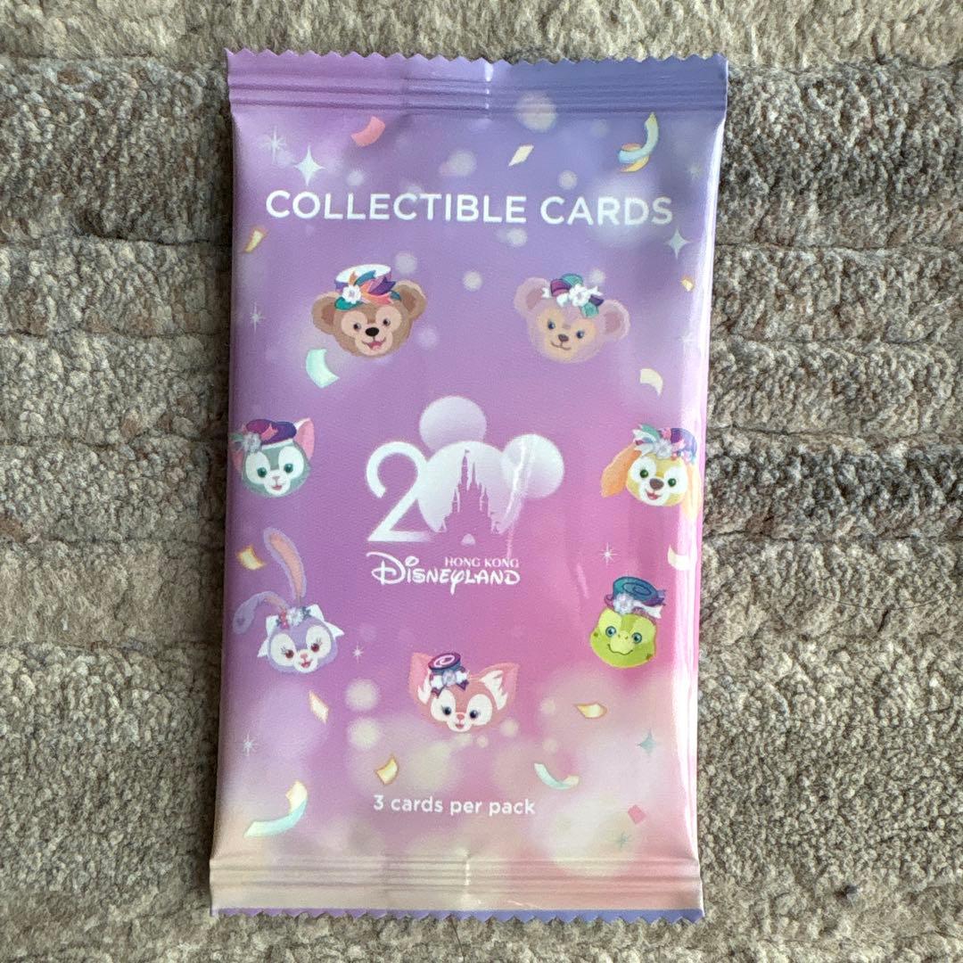 【未開封】　香港ディズニー　20周年　コレクタブルカード　10パックセット