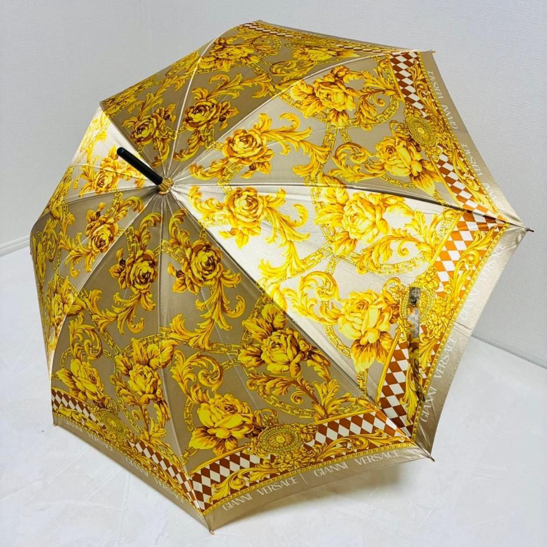 豪華絢爛 GIANNI VERSACE 総柄 サンバースト 傘 ヴェルサーチ
