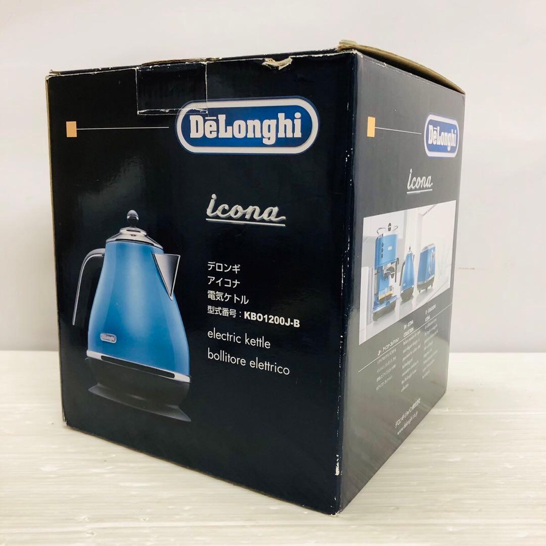 ★未使用品★極美品　DeLonghi KBO1200J-B デロンギ　ケトル