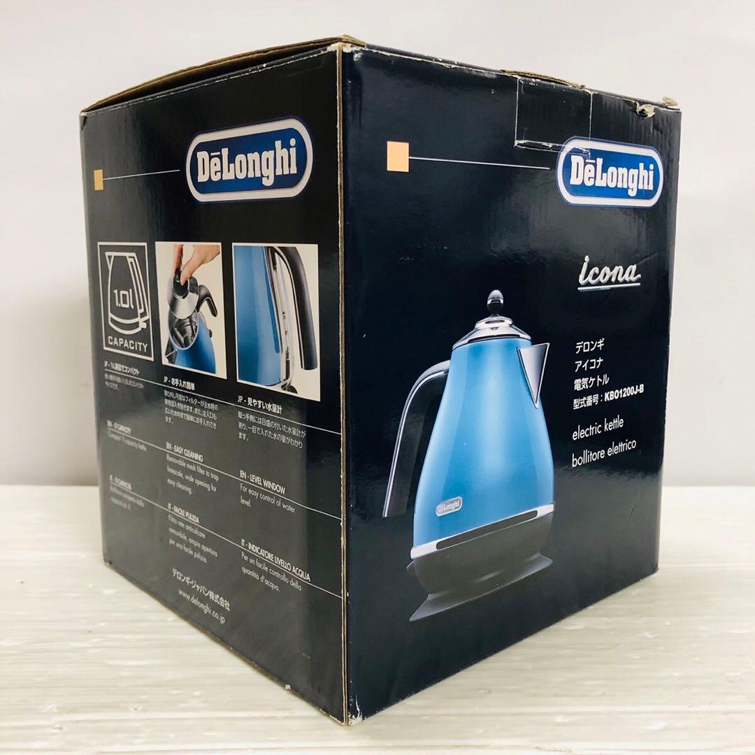 ★未使用品★極美品　DeLonghi KBO1200J-B デロンギ　ケトル
