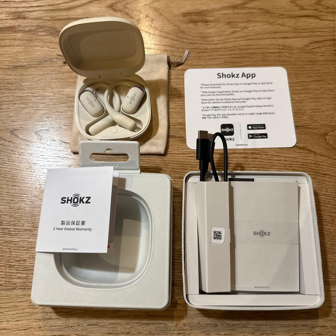 SHOKZ OPENFIT 2 ワイヤレスイヤホン