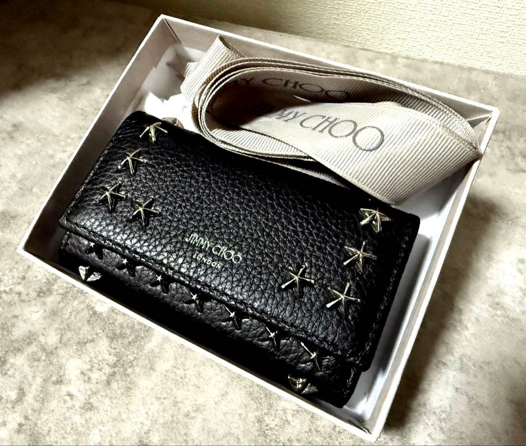 JIMMY CHOO ジミーチュウ スタッズ キーケース