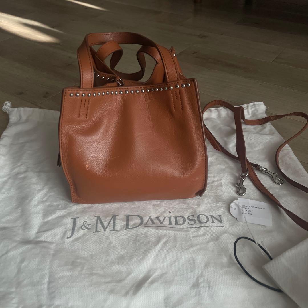 J&M davidson belle micro ブラウン　キャメル