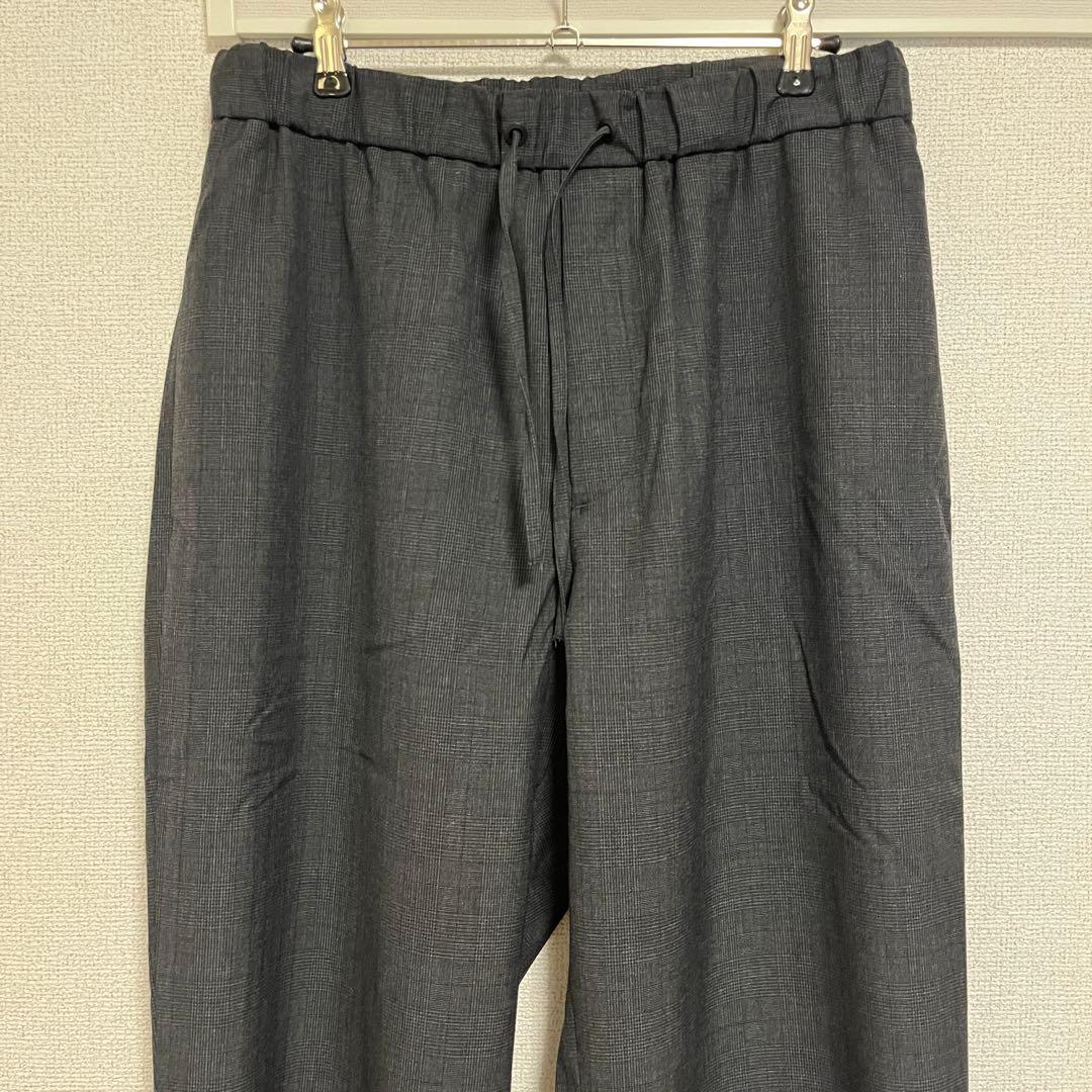 ATON エイトン WOOL TROPICAL MEN イージーテーパードパンツ