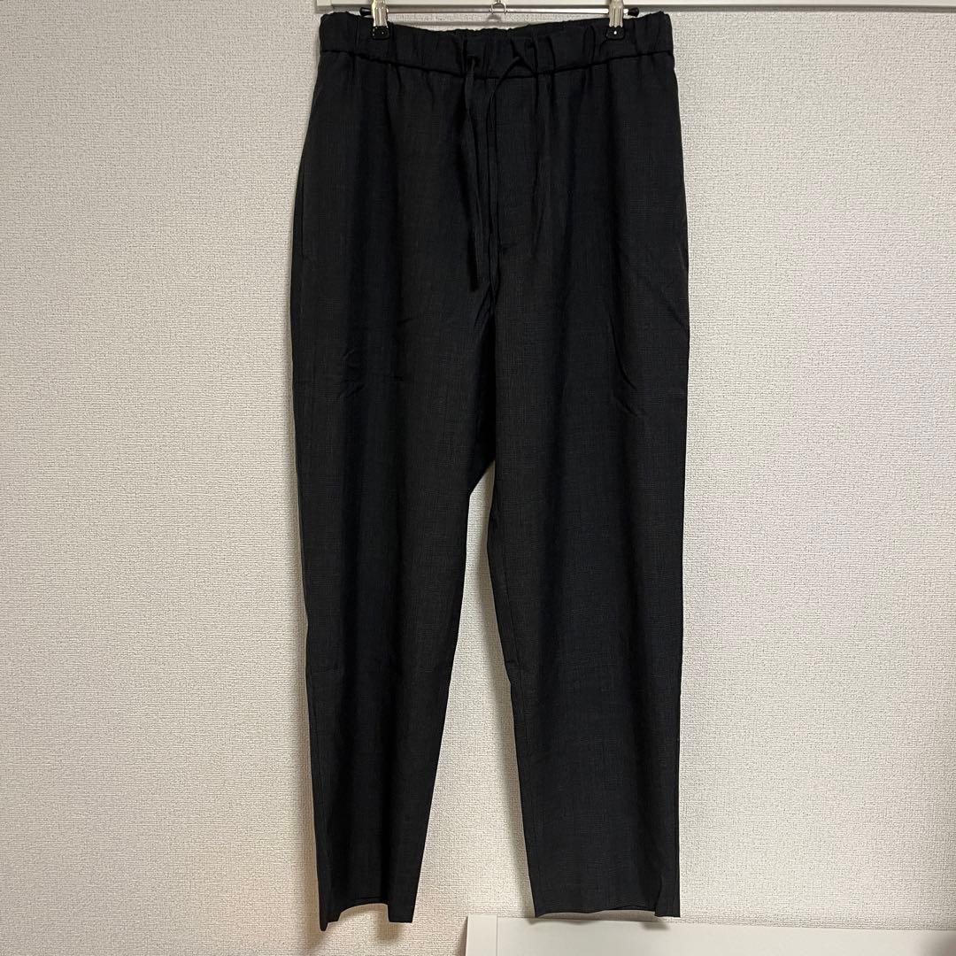 ATON エイトン WOOL TROPICAL MEN イージーテーパードパンツ