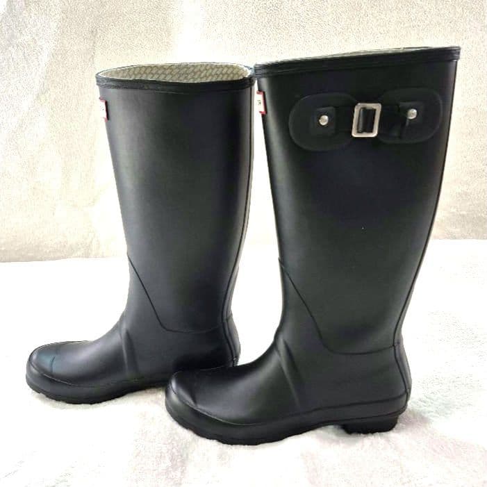 未使用品 HUNTER ロング レインブーツ SIZE UK 6