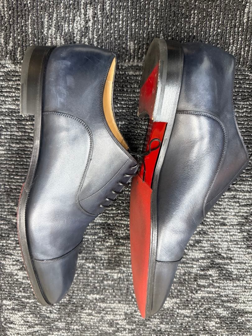 Christian Louboutin ネイビー ドレスシューズ