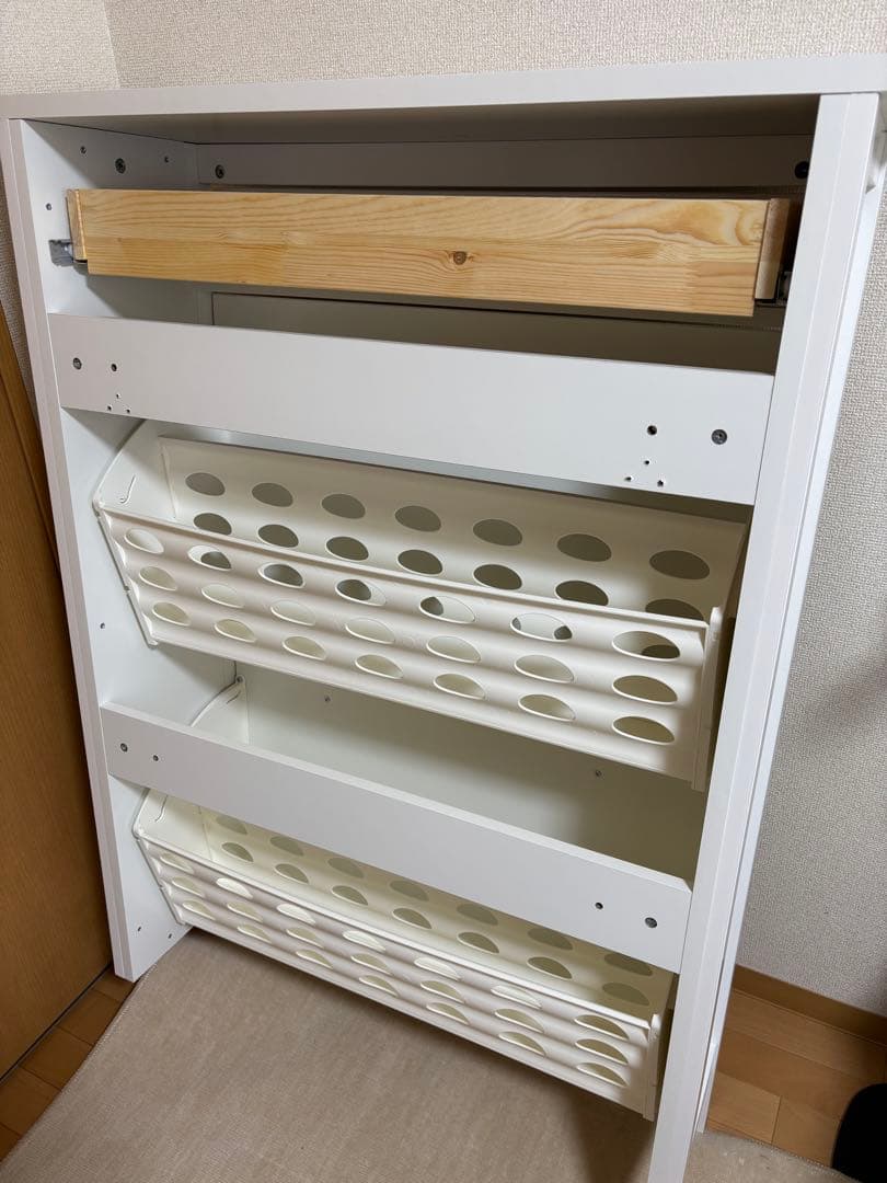 IKEA HEMNES ヘムネス シューズボックス2段, ホワイト