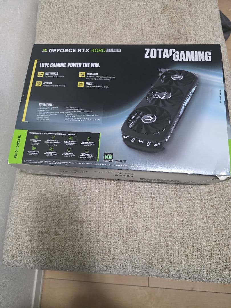 グラフィックボード・グラボ・ビデオカード ZOTAC GAMING GeForce RTX 4080 Super