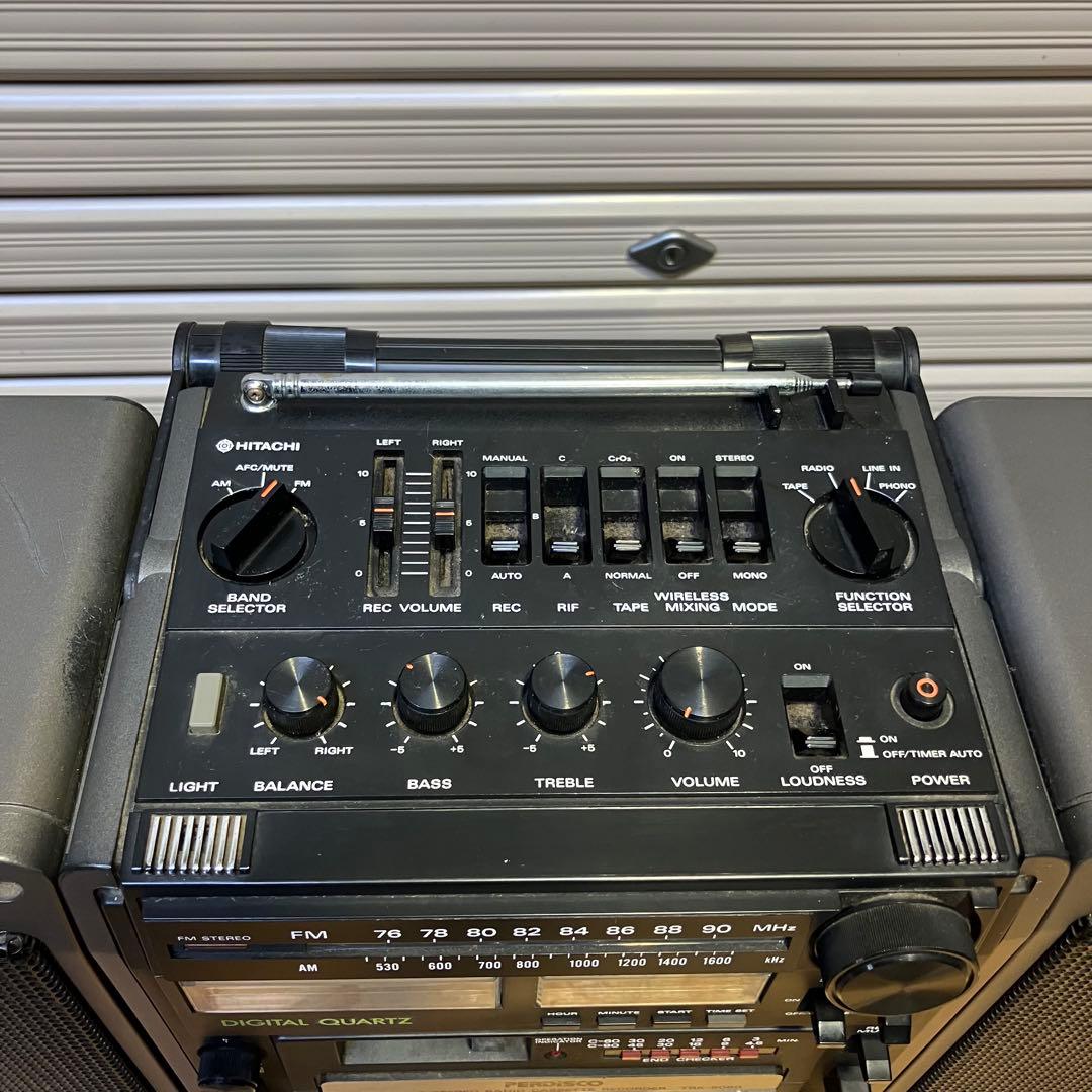 A2D80■HITACHI 日立 PERDiSCO TRK-9050 ラジカセ