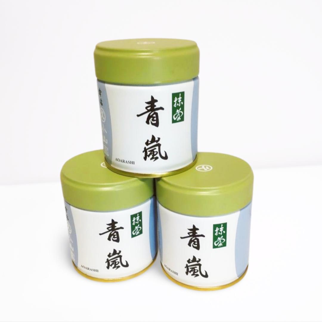 丸久小山園 抹茶 青嵐 40g×3缶セット