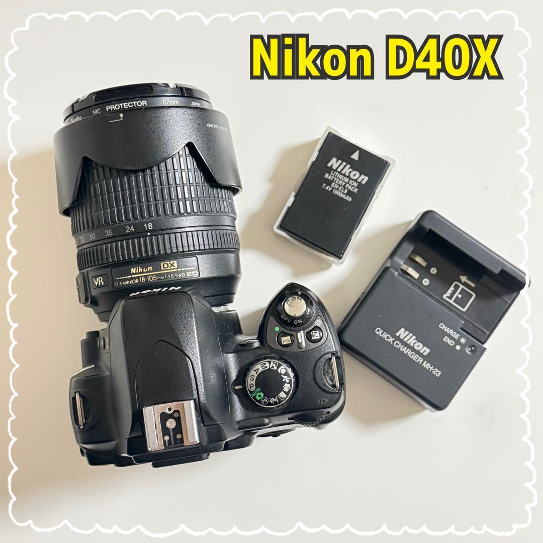 値下げ！【動作確認済】Nikon D40X シングルレンズセット 美品 高性能
