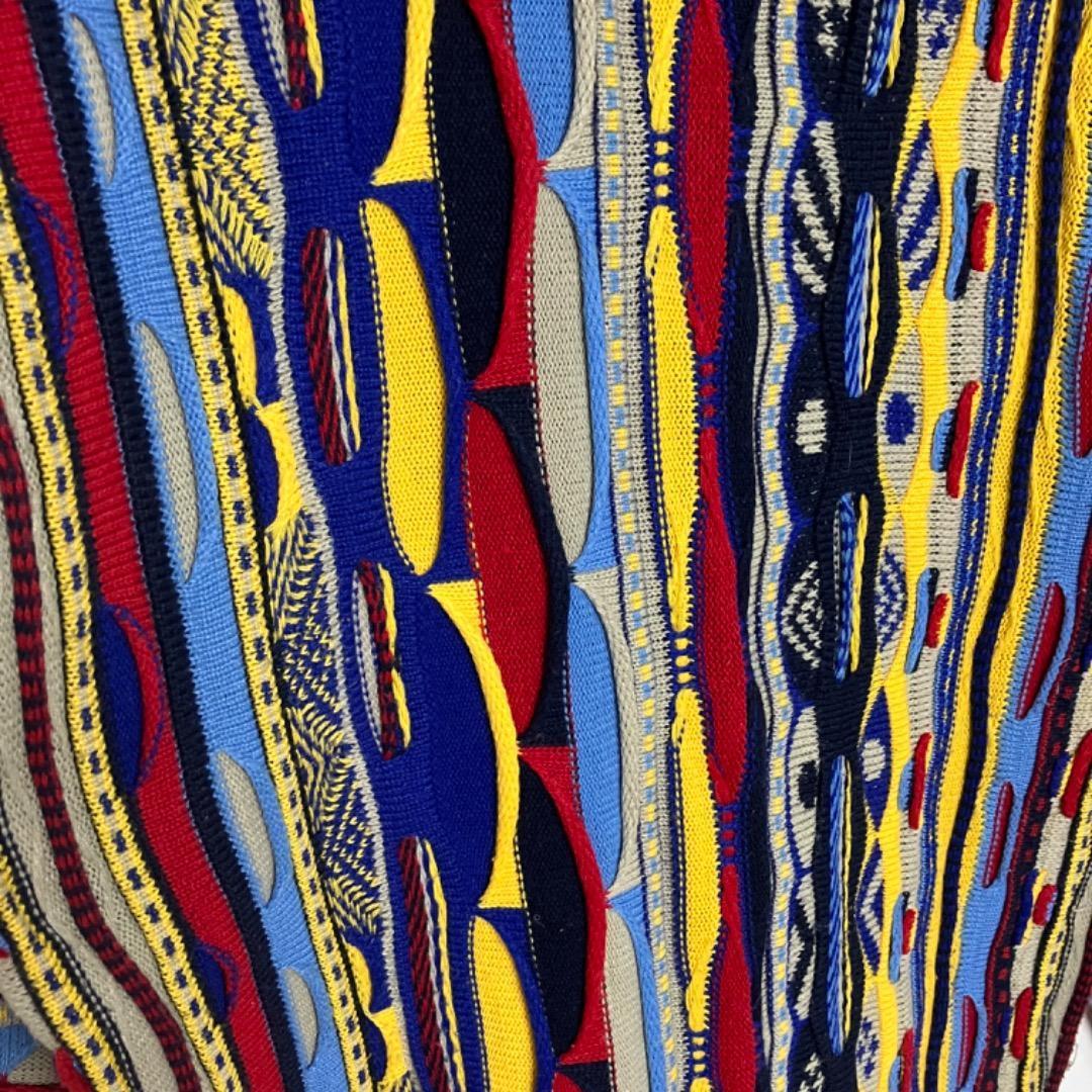 COOGI クージー 3Dニット　カラフル セーター　XL コットン