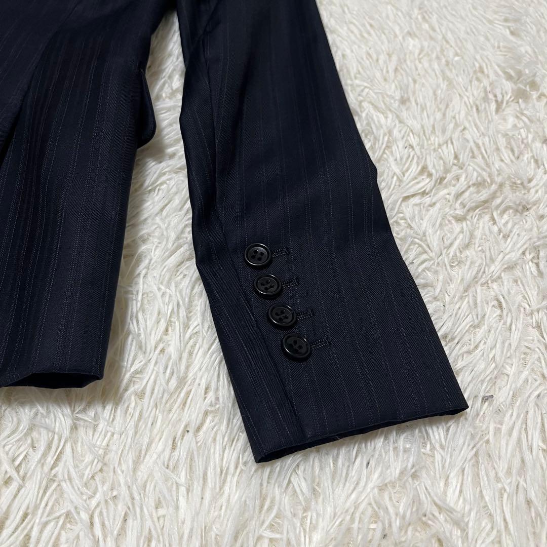 Theory luxe ロロピアーナ セットアップ　ネイビー　ストライプ　36