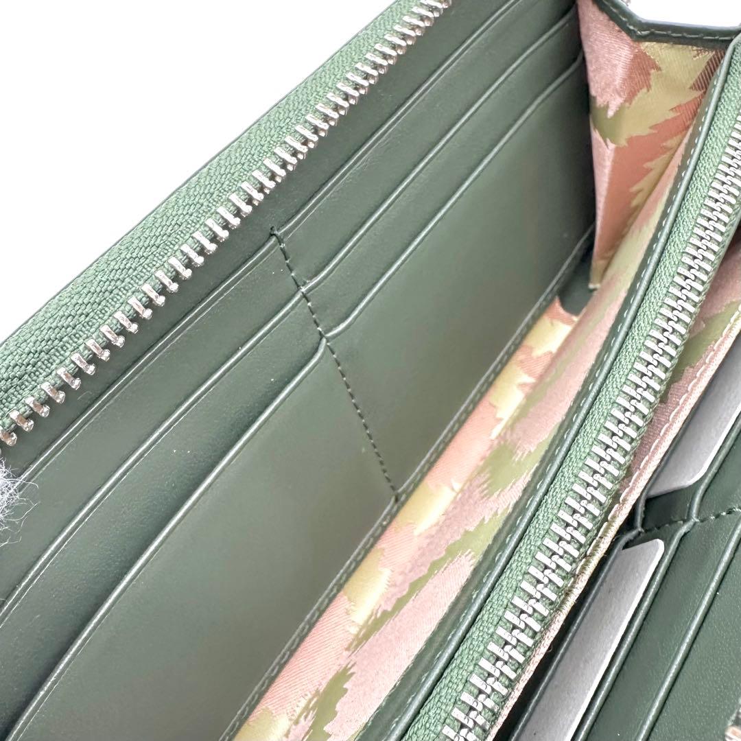未使用✨ヴィヴィアンウエストウッド フローレンス ジッピーウォレット グリーン