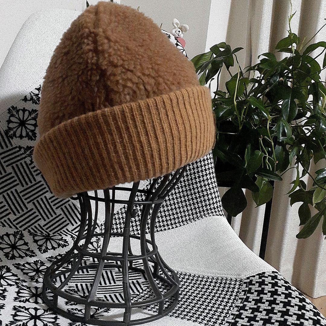 Max Mara　テディベアニット帽　キャメル　完売品