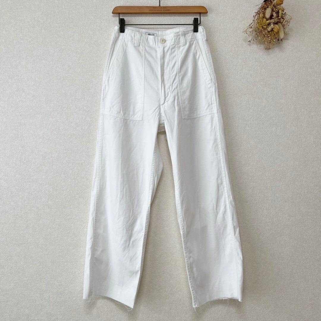 MADISONBLUE ファティーグパンツ バックサテン カットオフ 00