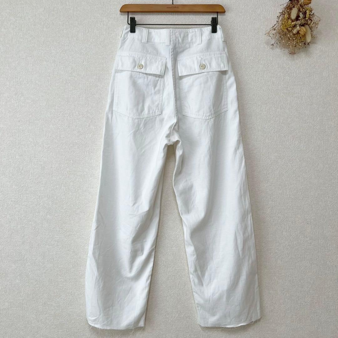 MADISONBLUE ファティーグパンツ バックサテン カットオフ 00