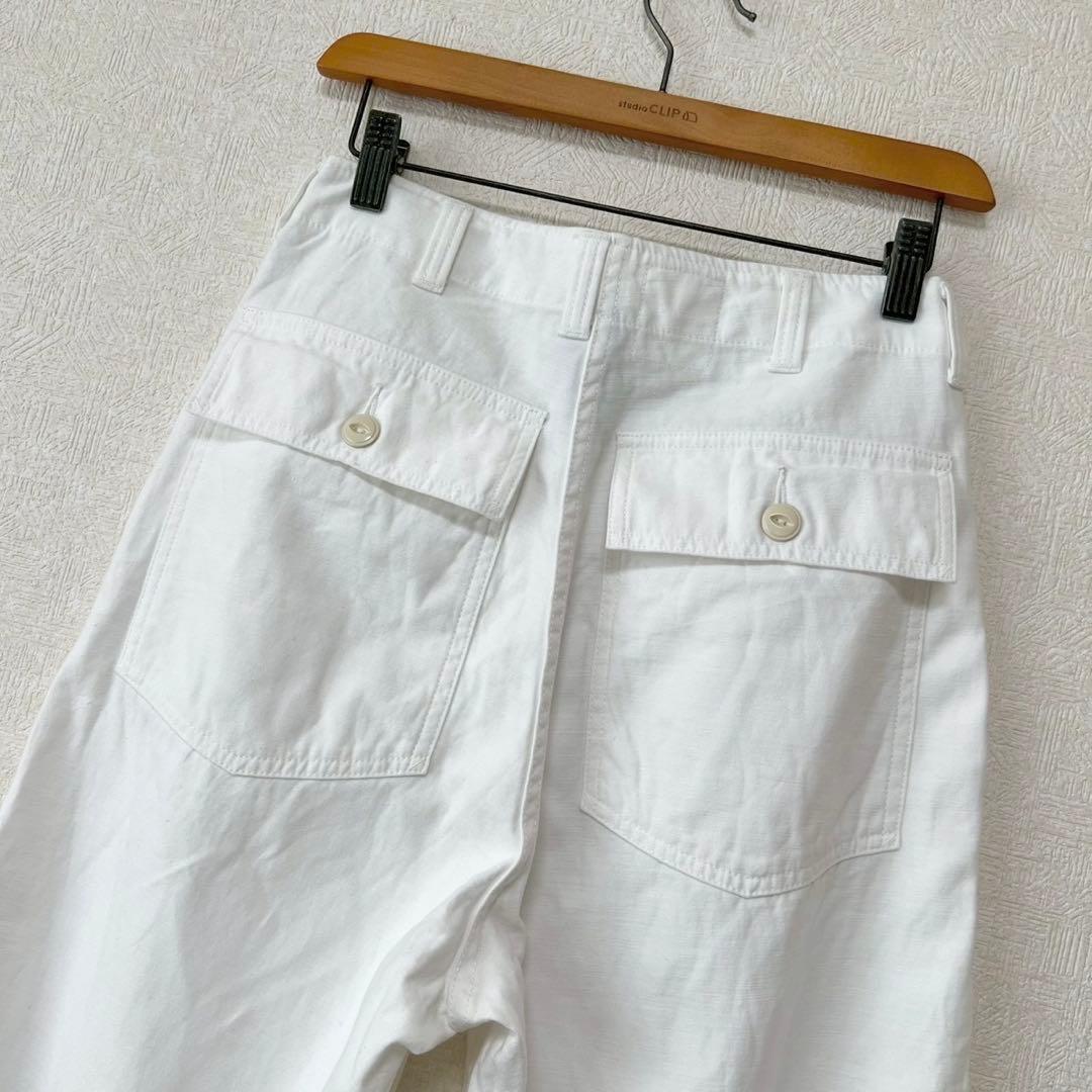 MADISONBLUE ファティーグパンツ バックサテン カットオフ 00