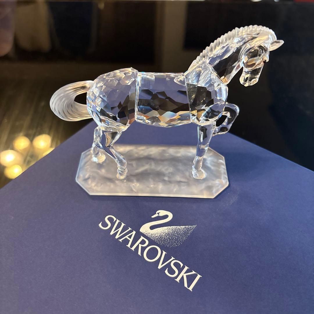 Swarovski オブジェ　馬　箱付き　干支